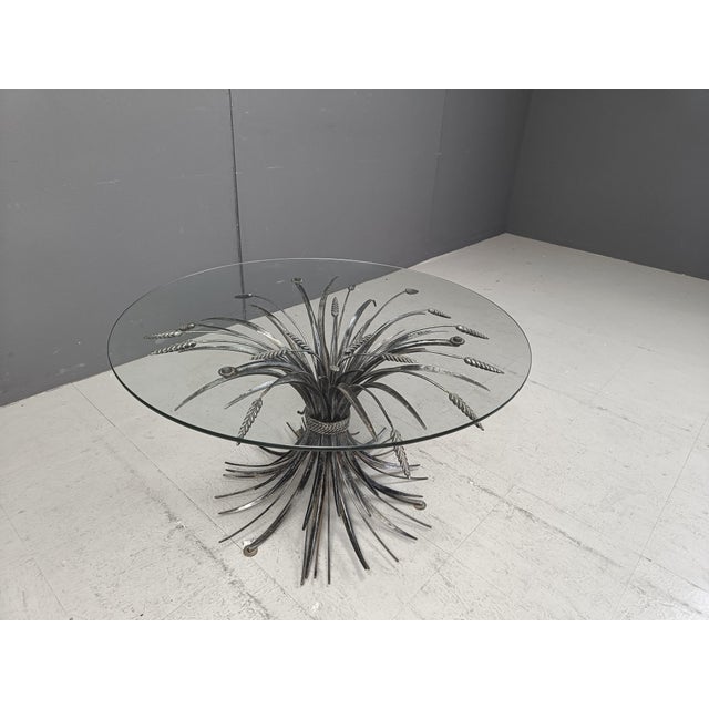 Black Vintage Coffee Table in the style of Coco Chanel, 1960s For Sale - Image 8 of 10