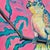2020s Tatiana Duperault Cockatoo Original Oil Painting, Chinoiserie Style, Pink and Blue, Faux Bamboo Frame For Sale - Image 5 of 6