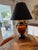 Vintage Frederick Cooper Chicago Faux Burl Urn Table Lamp – Black & Brass For Sale - Image 12 of 12