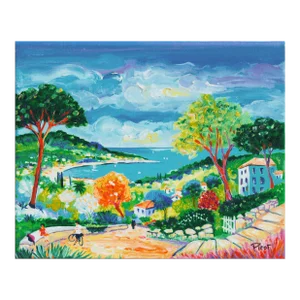 'Cap Ferrat' by Jean-Claude Picot, Academy of Fine Arts of Rouen, Mandelieu-La-Napoule, Benezit, Fauve Oil