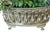 Antique French Repousse' Brass Jardiniere Planter 19th Century With Liner For Sale - Image 4 of 11