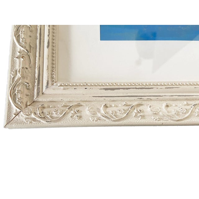 Abstract Abstract Acrylic Landscape on Paper /Fenêtre /Framed by Yjr For Sale - Image 3 of 7