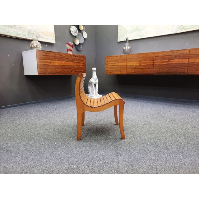 Mid-Century Modern Vintage Sculptural Childrens Chair, 1950s For Sale - Image 3 of 8