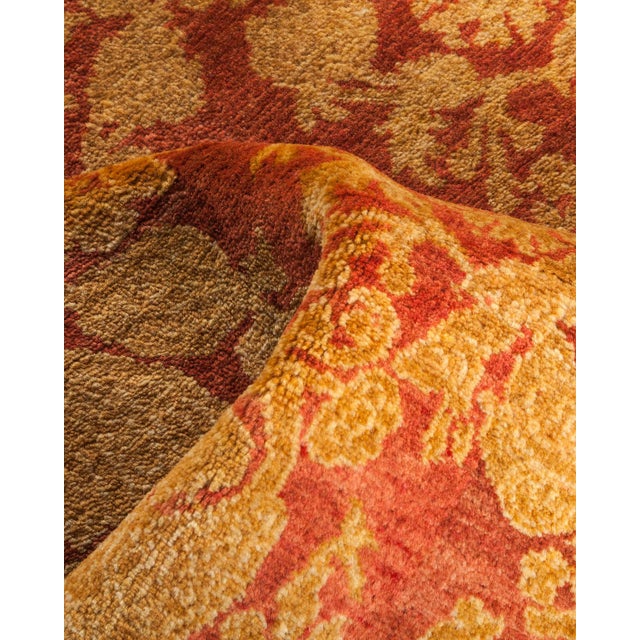 Textile Mogul Collection Hand-Knotted Area Rug - Pink 3' 1" x 5' 0" For Sale - Image 7 of 9
