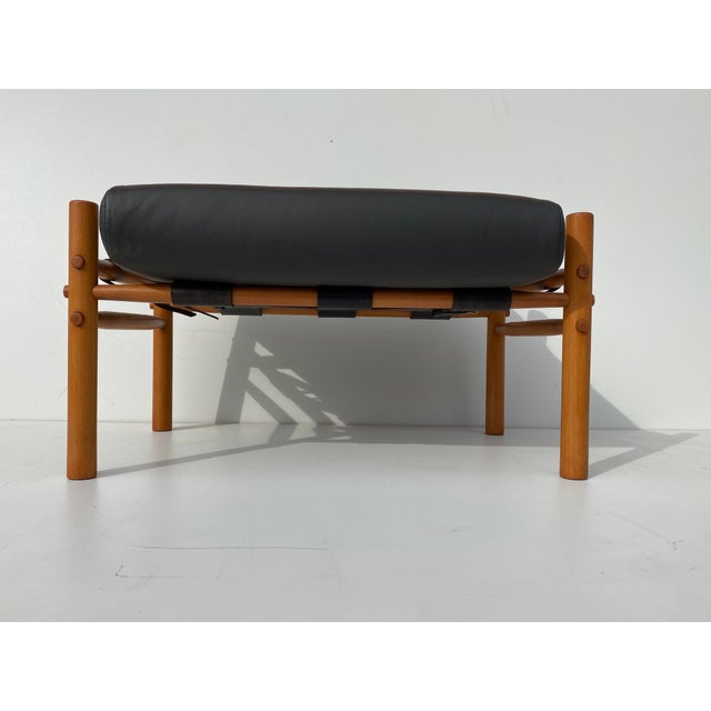 Mid-Century Modern Mid-Century Safari Footrest For Sale - Image 3 of 11