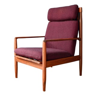 Scandinavian Danish Lounge Chair from Grete Jalk, 1960s For Sale