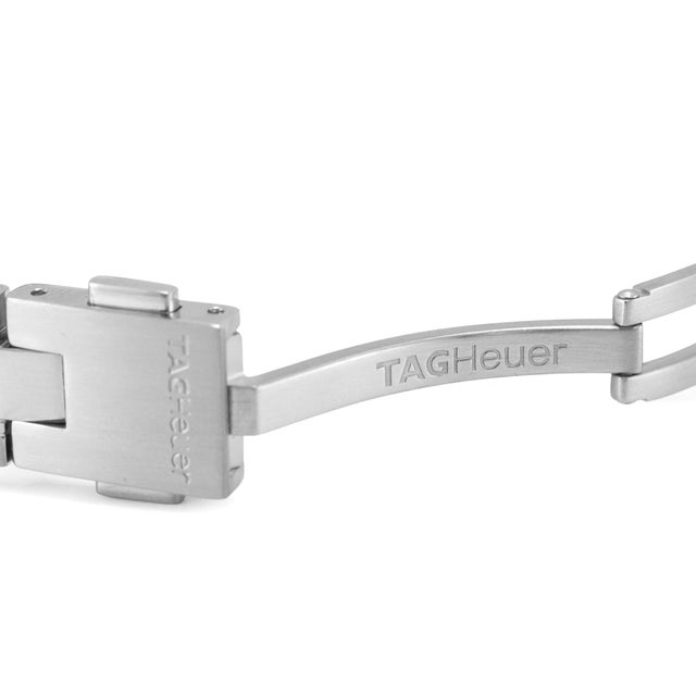Metal Ladies Tag Heuer Carrera 27mm wv1413.ba0793 Mop Diamond Dial Steel Quartz Watch For Sale - Image 7 of 11