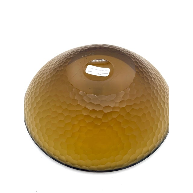 Venini Battuti Series Bowl with Acid Signature by Carlo Scarpa for Venini, 1930s For Sale - Image 4 of 6
