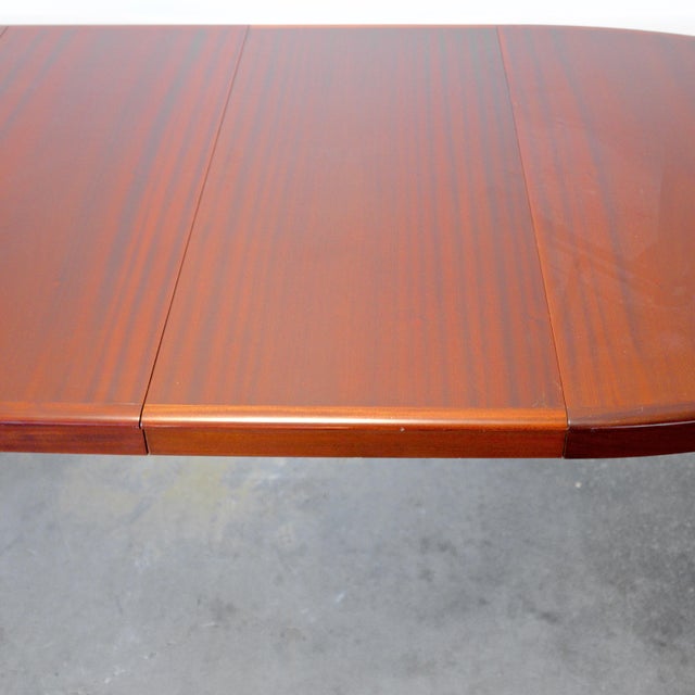 Bramin Møbler Mahogany Oval Dining Table With 2 Leaves Designed by h.w. Klein For Sale - Image 13 of 14