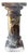 Vintage Neoclassical Rosso Levanto Marble Column Pedestal For Sale