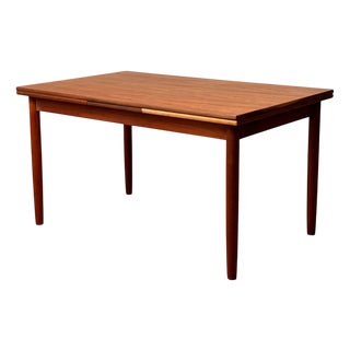 Teak Dining Table, Denmark, 1950s-1960s For Sale