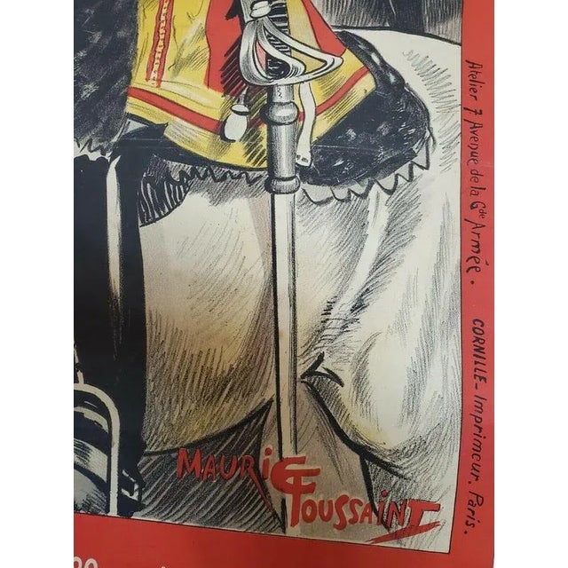 Original Railways Poster after Maurice Toussaint, 1900 For Sale - Image 6 of 7