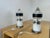 Space Age Murano Glass Table Lamps, Italy, 1970s, Set of 2 For Sale - Image 12 of 13
