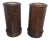 Cylindrical Bedside Cabinets, 1920, Set of 2 For Sale