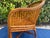 Vintage Burnt Bamboo Rattan & Cane Lounge Chairs on Casters, a Pair For Sale - Image 13 of 13