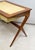 Beige Unusual Italian Mid-Century Mahogany and Parchment Desk With Three Drawers For Sale - Image 8 of 10