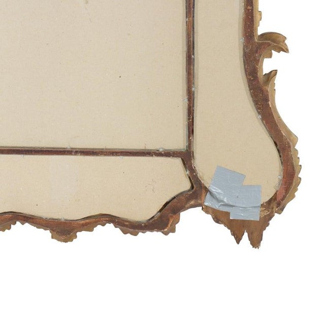 Large Antique French Rococo Style Gilt Wood Mirror C1930 For Sale - Image 13 of 13