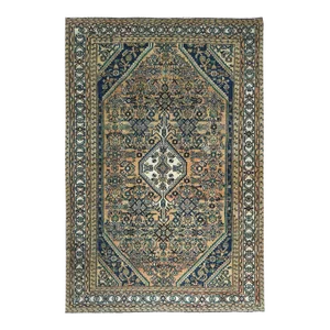 1960s Sand Vintage Persian Rug