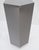 Gray Grey Laminate Aluminum Base Hexagon Shape Mid-Century Modern Pedestal For Sale - Image 8 of 9