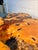 Late 20th Century Live Edge Burl Wood Coffee Table With Glitter Epoxy For Sale - Image 12 of 13