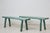 Pair of folk art benches from northern Sweden made around 1860. The benches are a unique pair and mostly likely made on...