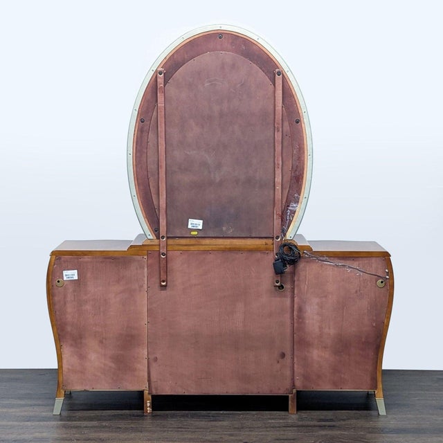 Michael Amini Elegant Wood Dresser With Mirror and Multiple Drawers For Sale In San Francisco - Image 6 of 13