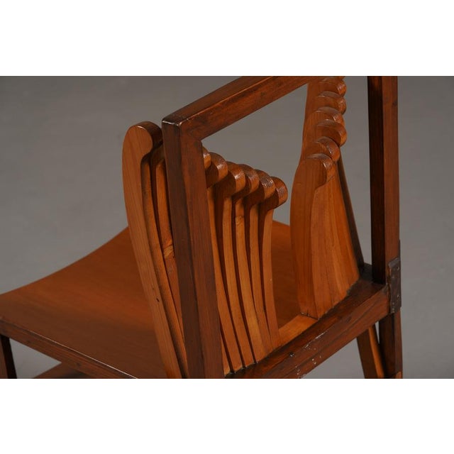 Vintage Sculptural Dining Chairs, France, 1960s, Set of 2 For Sale - Image 10 of 15