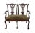 Chippendale Henredon Furniture Solid Mahogany Traditional Chippendale Style Settee For Sale - Image 3 of 9