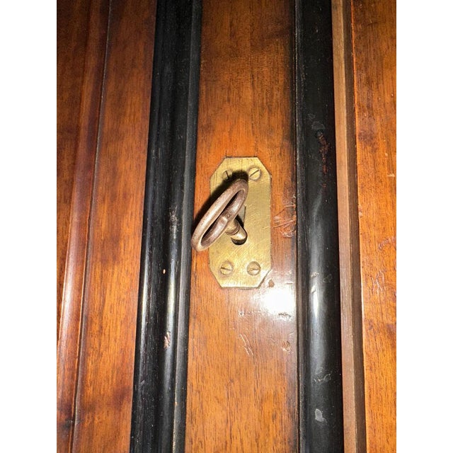 4-Door Wardrobe in Walnut, 1700s For Sale - Image 13 of 14