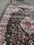 Green Vintage 1970s Chinese Silk Rug, Floral Medallion, Green Field, 8'10" X 11'11" (247cm X 363cm) For Sale - Image 8 of 10