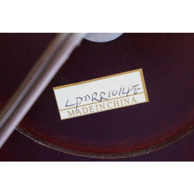 Late 20th Century Chinese Chinoiserie Oxblood Red Porcelain Mantel Vase Urn Table Lamp 34" For Sale - Image 17 of 17