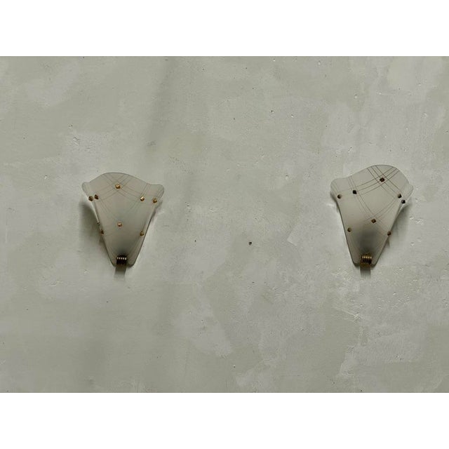 Mid-Century Modern Wall Light from Maison Arlus, 1950s, Set of 2 For Sale - Image 3 of 12