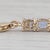 Modern 7.95ctw Tanzanite Tennis Bracelet 10k Yellow Gold 7.25" 3.8mm Coa Tomas Rae For Sale - Image 3 of 9