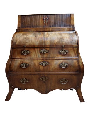 Dutch Bombe Cylinder Secretaire, 1700s