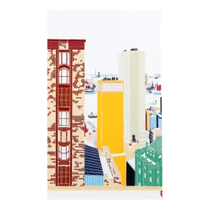 New York Skyline, Mori Shizume Screen Print