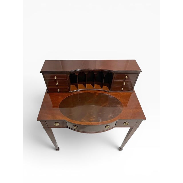 1980s Baker Furniture Federal Style Ladies Writing Desk For Sale In Boston - Image 6 of 13