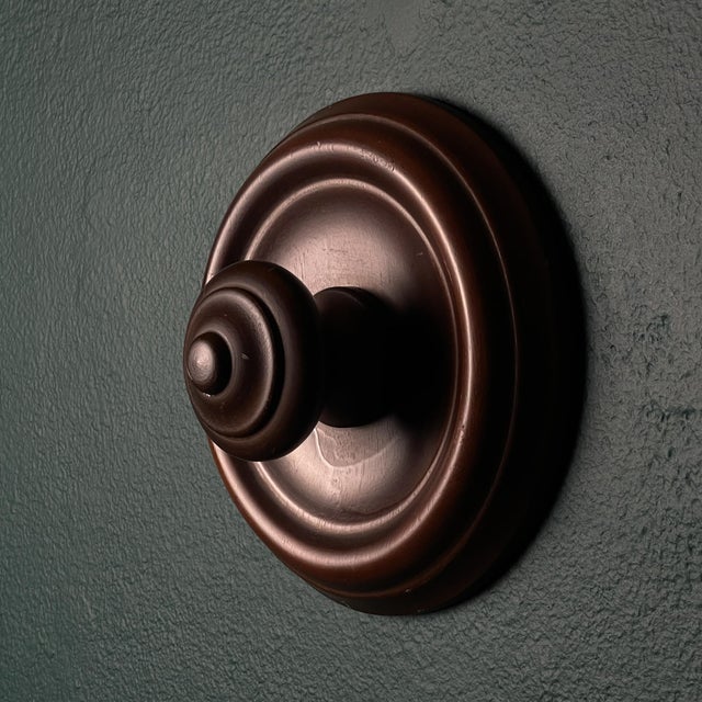 Art Deco Style Wooden Hangers, Italy, 1950s, Set of 2 For Sale - Image 6 of 16