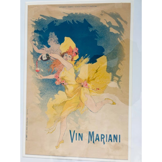 This poster dates 1895 Paris Jules Cheret( 1836-1932) Image 15 x 22 Framed 29.5 x 23.5 Printed at Ateliers Cheret 20 Rue...
