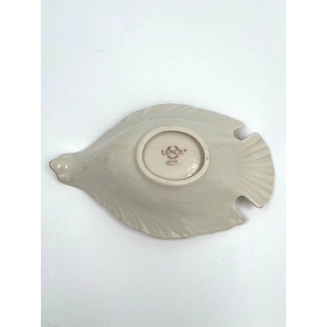 1980s Lenox Gold Trimmed Dove Dish For Sale In New York - Image 6 of 10