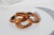 Mid 20th Century Burnt Bamboo Napkin Rings - Set of 4 For Sale - Image 4 of 8