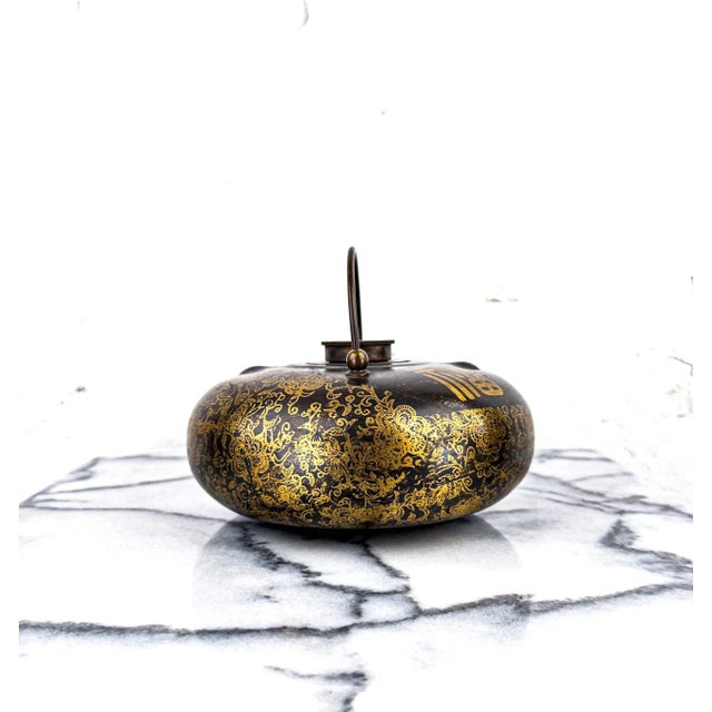 Early 20th Century Early 20th Century Brass Chinese Bed Warmer For Sale - Image 5 of 12
