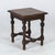 English Oak Square Stool With Turned Legs and H-Stretcher, Circa 1890 For Sale In San Francisco - Image 6 of 11