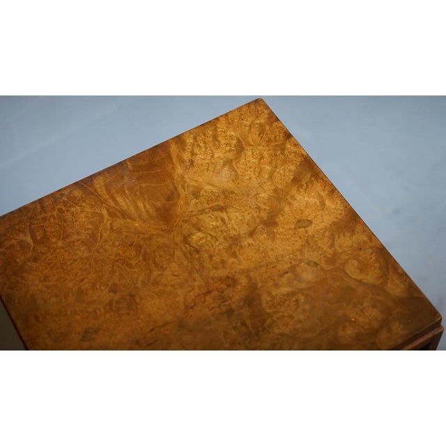 Burr Walnut Bedside Cupboards or Lamp Tables from Waring & Gillows, 1932, Set of 2 For Sale - Image 18 of 18