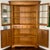 Late 19th Century beautiful corner cupboard from Perth Canada, circa 1860. Upper six panel doors with handmade glass and...