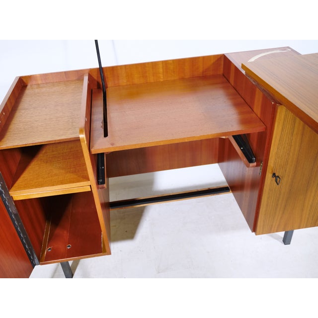 Mid-Century Modern Sideboard with Desk in Teak, 1960s For Sale - Image 12 of 13