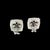 Traditional 1990s Pair of Judith Ripka Estate Onyx Omega Back Earrings Sterling Silver 14 Grams For Sale - Image 3 of 13