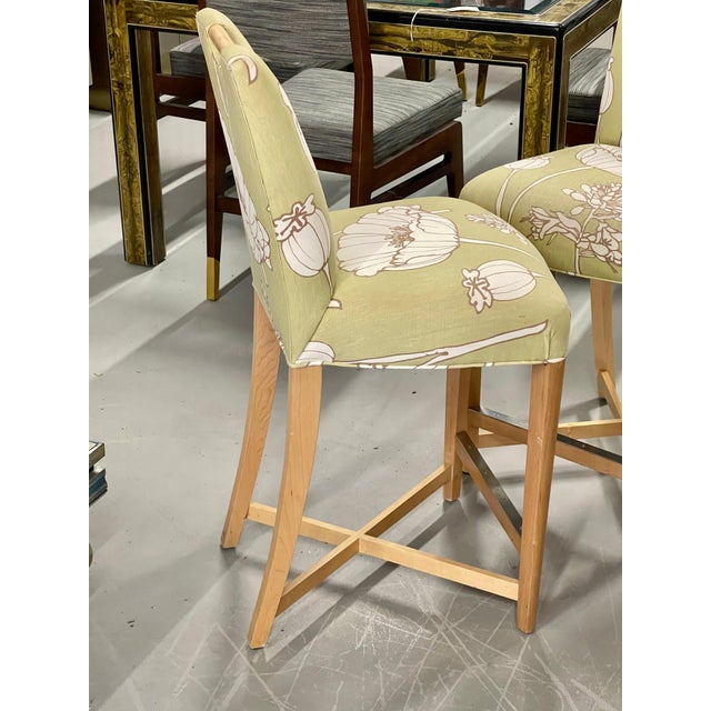 Green Donghia Bar Stools For Sale - Image 8 of 14