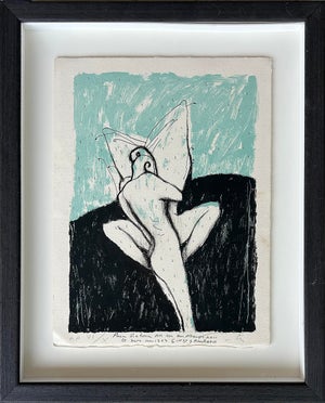 Humberto Castro Artist's Proof Lithograph Vi/X, Dedicated, Signed and Dated