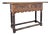 Spanish Castilian Console Table with Two Carved Drawers and Turned Legs, 1890s For Sale