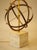 Metal Westwood Tony Paul Modern Armillary Globe Sundial Sculpture Travertine Marble Brass Table Lamp 1960's For Sale - Image 7 of 11